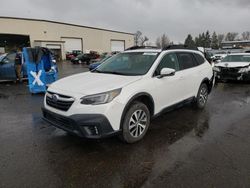 Salvage cars for sale from Copart Woodburn, OR: 2020 Subaru Outback Premium