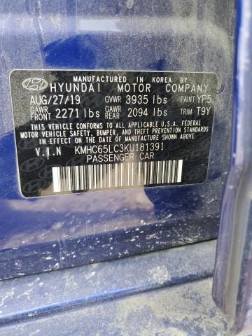 2019 Hyundai Ioniq Blue