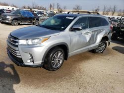 Salvage cars for sale at Bridgeton, MO auction: 2018 Toyota Highlander SE