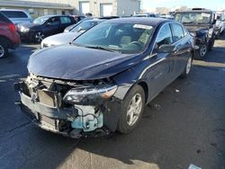 Chevrolet salvage cars for sale: 2017 Chevrolet Malibu LS