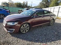 Carros salvage para piezas a la venta en subasta: 2018 Lincoln MKZ Hybrid Reserve