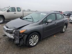 Honda Civic EX salvage cars for sale: 2012 Honda Civic EX