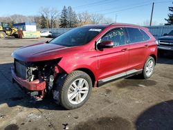 Salvage cars for sale at Ham Lake, MN auction: 2015 Ford Edge SEL