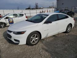 Chevrolet salvage cars for sale: 2017 Chevrolet Malibu LS