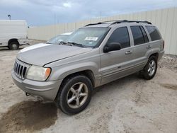 Salvage cars for sale at Houston, TX auction: 2002 Jeep Grand Cherokee Limited