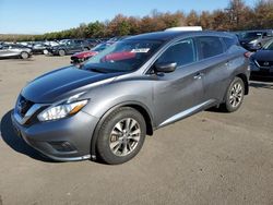 Salvage cars for sale from Copart Brookhaven, NY: 2015 Nissan Murano S