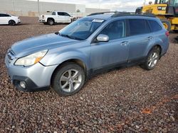 Salvage cars for sale at Phoenix, AZ auction: 2014 Subaru Outback 2.5I Limited