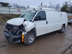 Salvage cars for sale from Copart Davison, MI: 2022 Chevrolet Express G2500