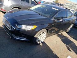 Salvage cars for sale from Copart Albuquerque, NM: 2018 Ford Fusion SE Hybrid