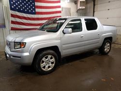 Salvage cars for sale from Copart Lyman, ME: 2007 Honda Ridgeline RTS