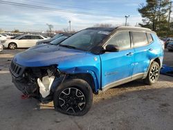 Jeep Compass salvage cars for sale: 2021 Jeep Compass Trailhawk