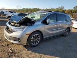 Salvage cars for sale from Copart Greenwell Springs, LA: 2021 Honda Odyssey EXL