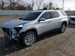 Salvage cars for sale at Cahokia Heights, IL auction: 2021 Chevrolet Traverse LT