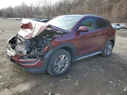 Salvage cars for sale at Marlboro, NY auction: 2017 Hyundai Tucson Limited