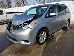 Toyota Sienna LE salvage cars for sale: 2014 Toyota Sienna LE