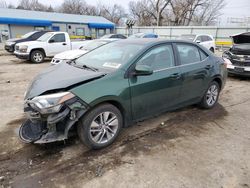 Salvage cars for sale from Copart Wichita, KS: 2014 Toyota Corolla ECO