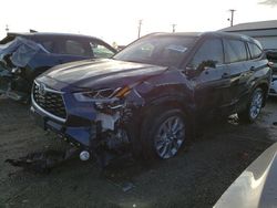 Salvage cars for sale at Chicago Heights, IL auction: 2021 Toyota Highlander Limited