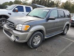 Salvage cars for sale from Copart Savannah, GA: 2003 Toyota Sequoia SR5