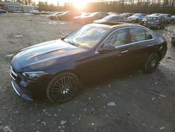 Salvage cars for sale at Waldorf, MD auction: 2022 Mercedes-Benz C 300 4matic