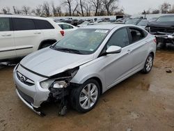 Salvage cars for sale at Bridgeton, MO auction: 2013 Hyundai Accent GLS