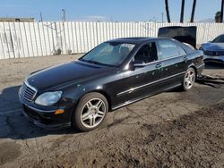 Salvage cars for sale at auction: 2006 Mercedes-Benz S 500