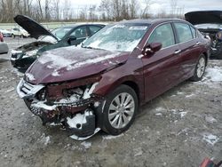 Salvage cars for sale at Leroy, NY auction: 2013 Honda Accord EXL