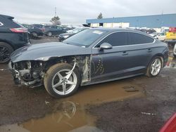 Salvage cars for sale at Woodhaven, MI auction: 2019 Audi A5 Premium Plus S-Line