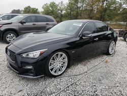 Salvage cars for sale from Copart Houston, TX: 2018 Infiniti Q50 Luxe