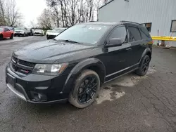 Salvage cars for sale from Copart Portland, OR: 2018 Dodge Journey SXT