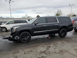 Salvage cars for sale at Littleton, CO auction: 2016 Cadillac Escalade ESV Luxury