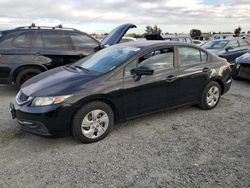 Salvage cars for sale from Copart Antelope, CA: 2014 Honda Civic LX