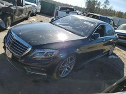 Mercedes-Benz S 550 4matic Vehiculos salvage en venta: 2015 Mercedes-Benz S 550 4matic