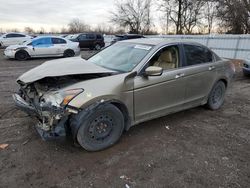 Salvage cars for sale from Copart London, ON: 2010 Honda Accord EXL