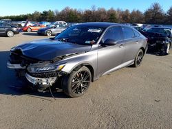 Salvage cars for sale from Copart Brookhaven, NY: 2018 Honda Accord EXL