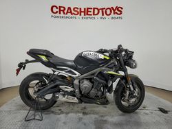 Salvage cars for sale from Copart Dallas, TX: 2020 Triumph Street Triple RS