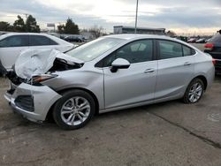 Salvage cars for sale from Copart Moraine, OH: 2019 Chevrolet Cruze LT