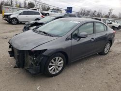 Salvage cars for sale from Copart Walton, KY: 2012 Honda Civic EXL