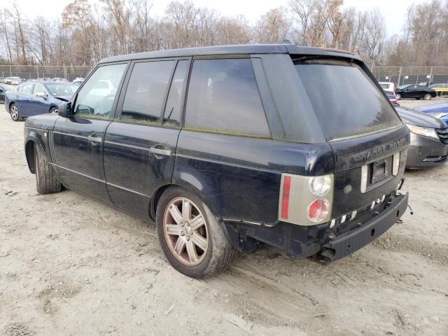 2007 Land Rover Range Rover HSE