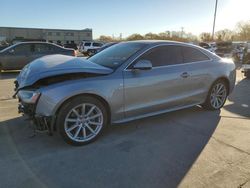 Salvage cars for sale at Wilmer, TX auction: 2016 Audi A5 Premium Plus S-Line