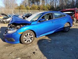 Honda Civic salvage cars for sale: 2017 Honda Civic EX