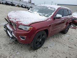 Salvage cars for sale from Copart Milwaukee, WI: 2014 Jeep Grand Cherokee Overland