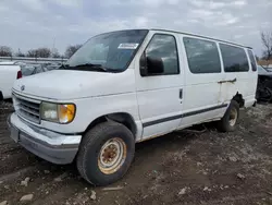 Salvage trucks for sale at Chicago Heights, IL auction: 1996 Ford Econoline E350 Super Duty