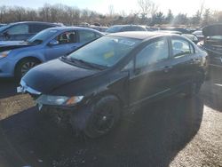 Salvage cars for sale at New Britain, CT auction: 2009 Honda Civic LX