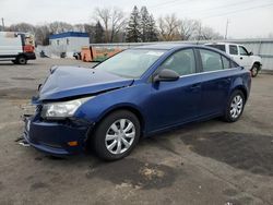 Chevrolet Cruze LS salvage cars for sale: 2012 Chevrolet Cruze LS