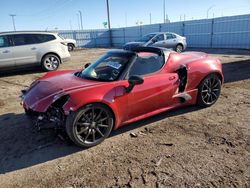 Alfa Romeo 4C salvage cars for sale: 2016 Alfa Romeo 4C Spider