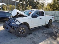 Salvage trucks for sale at Savannah, GA auction: 2015 Ford F150 Super Cab