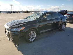 Salvage cars for sale from Copart Wilmer, TX: 2019 Ford Fusion SE