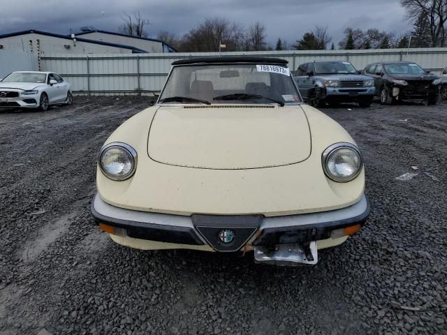 1987 Alfa Romeo Spider Veloce