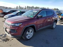 Salvage cars for sale from Copart Windham, ME: 2022 Jeep Compass Latitude