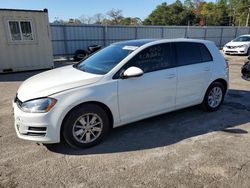 Volkswagen Golf salvage cars for sale: 2016 Volkswagen Golf S/SE